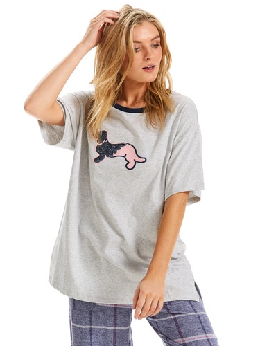 Penny Sequin Oversized Tee
