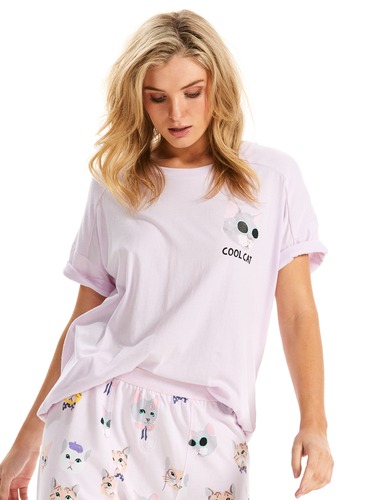 Cool Cat Boxy Tee