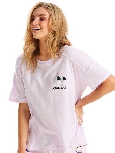 Cool Cat Boxy Tee