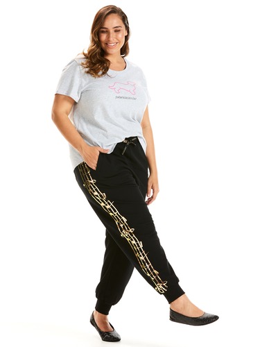 P.A. Plus Gold Musical Track Pant