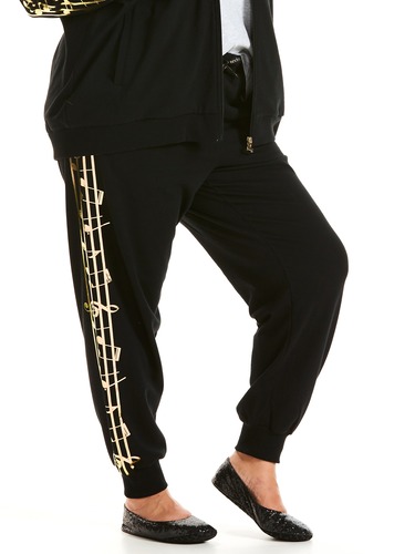 P.A. Plus Gold Musical Track Pant