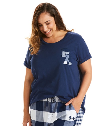 P.A. Plus Navy Short Sleeve Tee