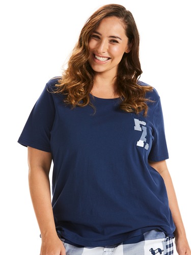 P.A. Plus Navy Short Sleeve Tee