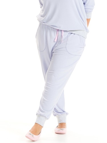 P.A. Plus Lilac Fuzzy Easy Pj Pant