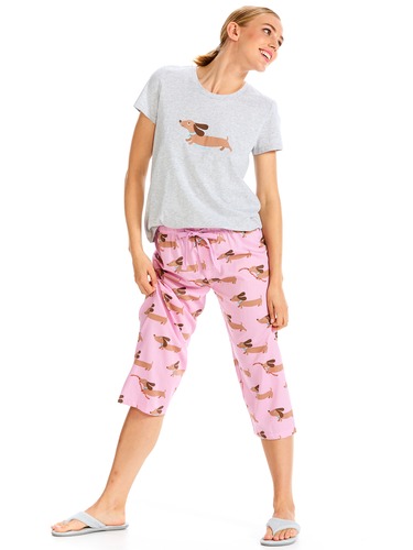 Silly Sausage 3/4 Pj Pant