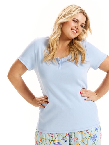 P.A. Plus Blue Rib Tee