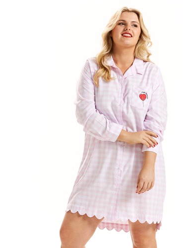 P.A. Plus Gingham Nightshirt