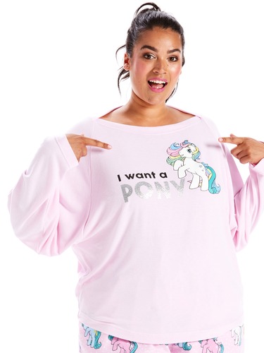 P.A. Plus I Want A Pony Long Sleeve Top