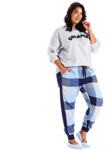P.A. Plus Buffalo Check Cuff Pj Pant