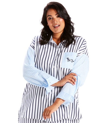 P.A. Plus Contrast Stripe Shirt