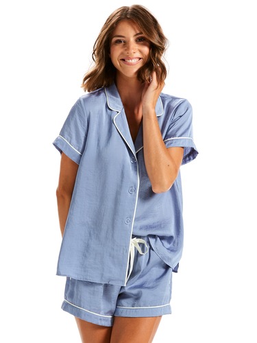 Chic Poly Satin Pj Set