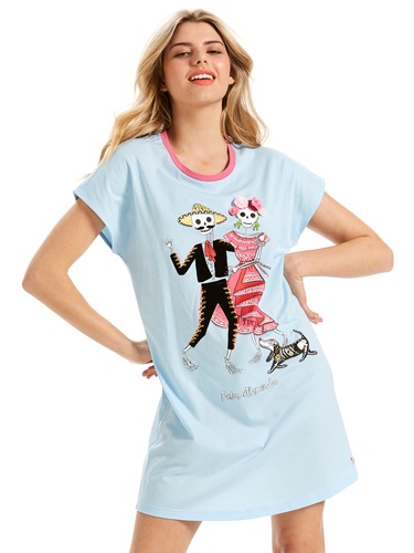 Skeleton Salsa Sleep Tee