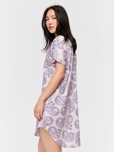 Spot Ruffle Nightshirt