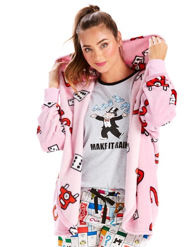 Monopoly Fleece Gown