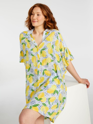 Bunny Stripe Flannelette Pj Set