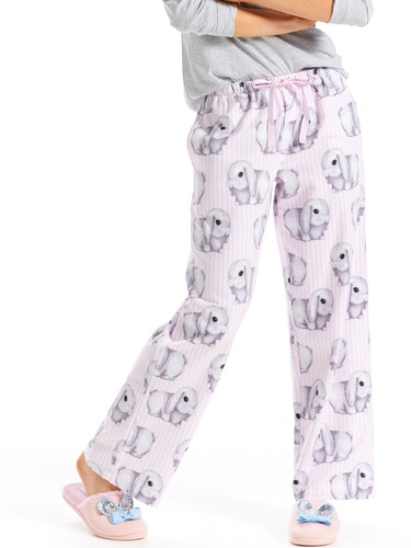 Bunny Stripe Flannelette Pj Pant