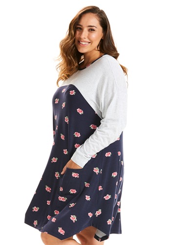 P.A. Plus Floral Hanky Nightie