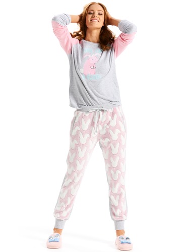 Pink Bunny Cuddle Pj Pant