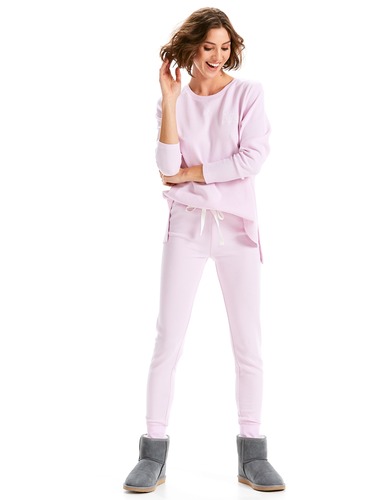 Pink Waffle Legging