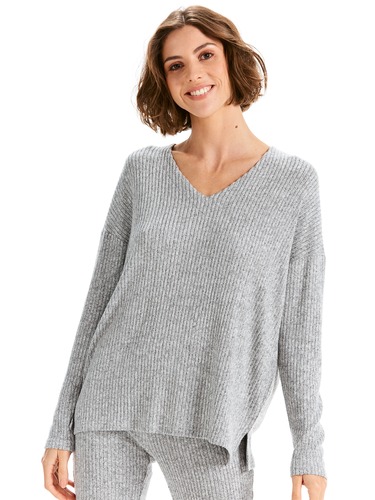 Chunky Rib Long Sleeve Top