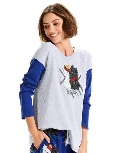 Scotty Dog Long Sleeve Top