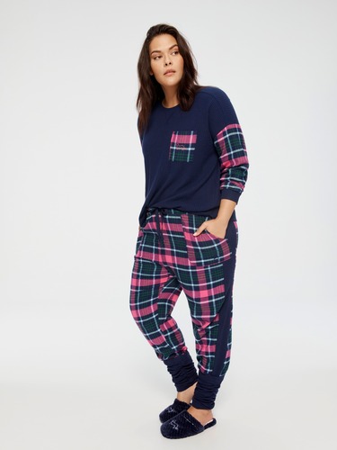 Paisley Border Long Pj Short