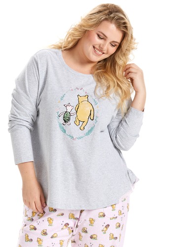 P.A. Plus Winnie The Pooh Frill Hem Top