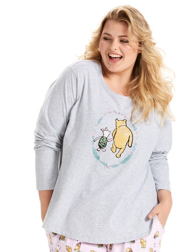 P.A. Plus Winnie The Pooh Frill Hem Top