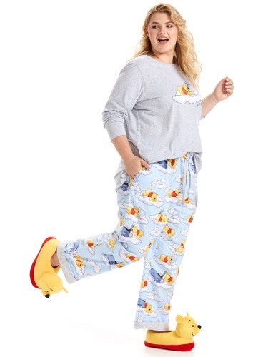 P.A. Plus Winnie The Pooh & Eeyore Cloud Flannelette Pj Pant