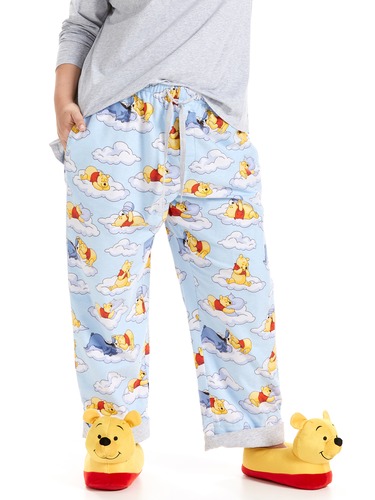 P.A. Plus Winnie The Pooh & Eeyore Cloud Flannelette Pj Pant