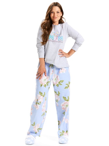 Large Floral Classic Flannelette Pj Pant