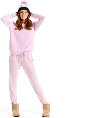 Pink Fuzzy Easy Pj Pant