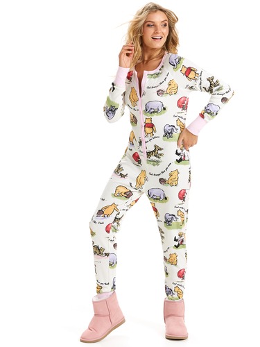 Winnie The Pooh Waffle Onesie