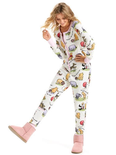 Winnie The Pooh Waffle Onesie