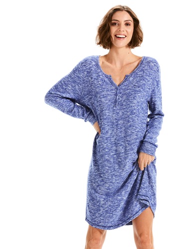 Fluffy Henley Nightie