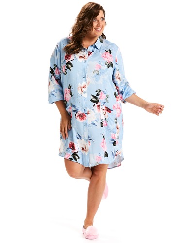 P.A. Plus Floral Burst Nightshirt