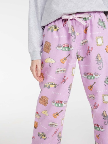 P.A. Plus French Penny Flannelette Legwarmer Pj Pant