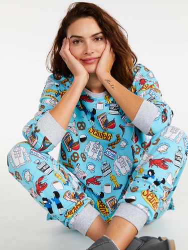 P.A. Plus So Frenchy Waffle Pj Set