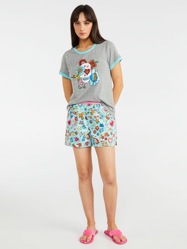 Spot Print Easy Pj Pant