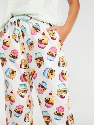 Kitty Classic Flannelette Pj Set