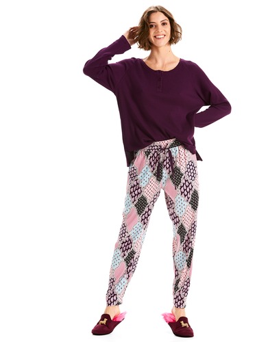 Paisley Tile Tapered Pj Pant