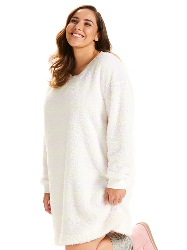 P.A. Plus Fluffy Striped Nightie