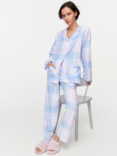 Knit Woven Floral Nightie