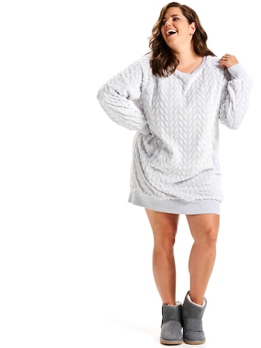 P.A. Plus Textured Sweater Nightie