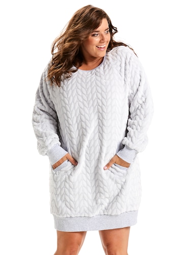 P.A. Plus Textured Sweater Nightie