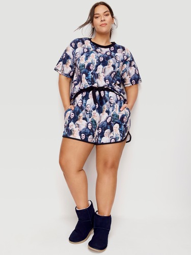 P.A. Plus Hula Hula Bermuda Short