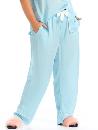 P.A. Plus Poly Satin Classic Pj Pant