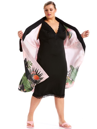 Karen Mabon P.A. Plus Rousseau Print Gown