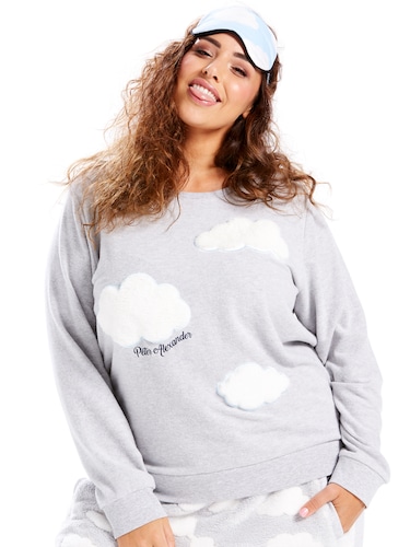 P.A. Plus Cloud Applique Sweater