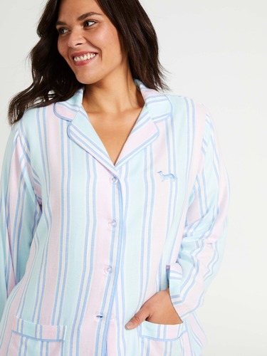 P.A. Plus Spot Flannel Nightshirt